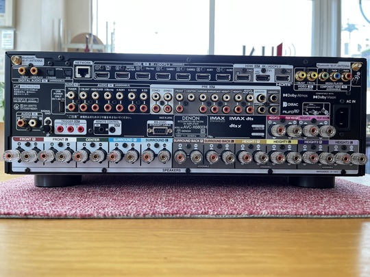 DENON AVC-X6800H貸出 - 沖縄でオーディオ機器・ホームシアター等の